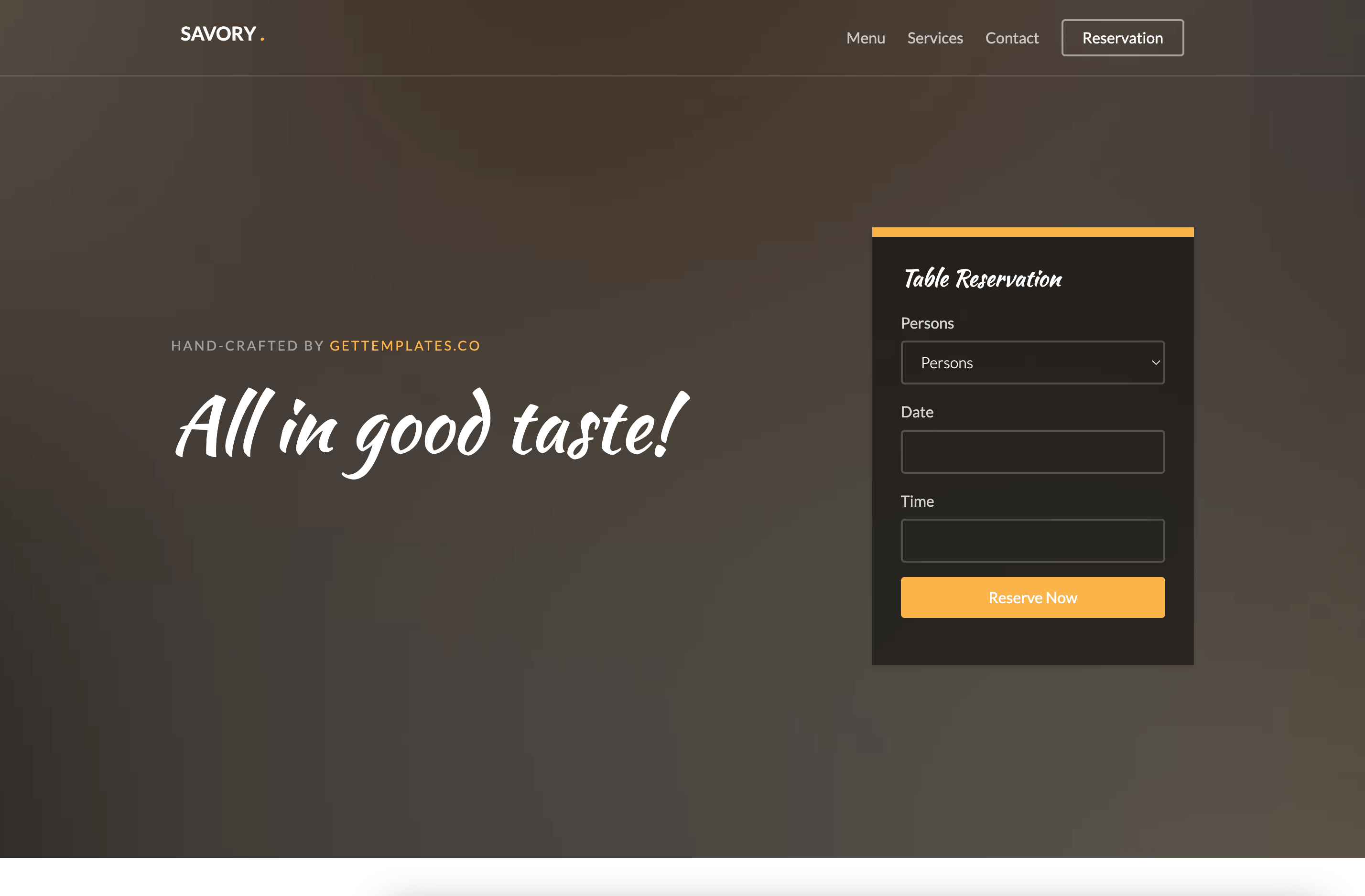 Free HTML5 Website Template by gettemplates.co
