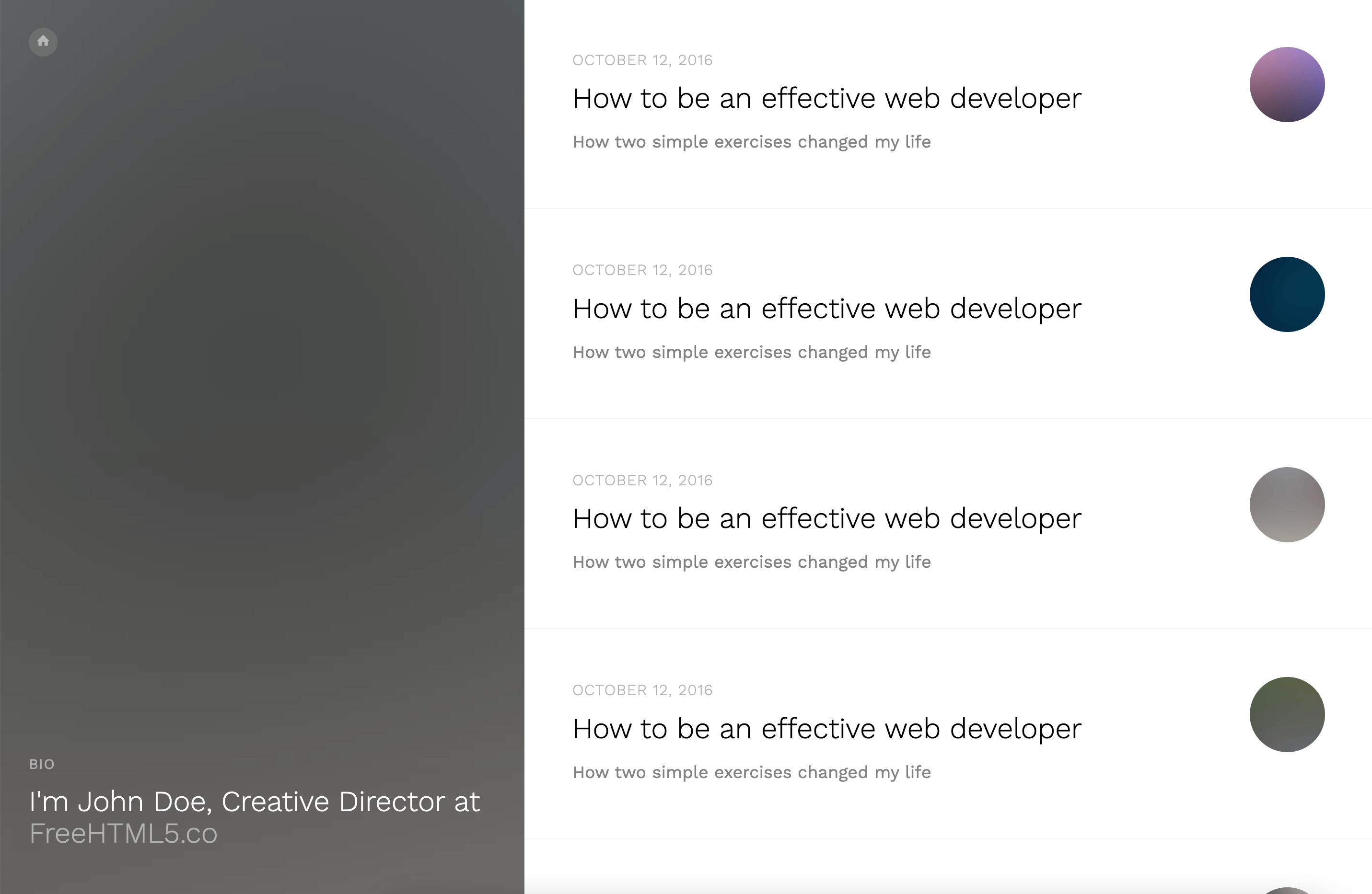 Free HTML5 Website Template by gettemplates.co